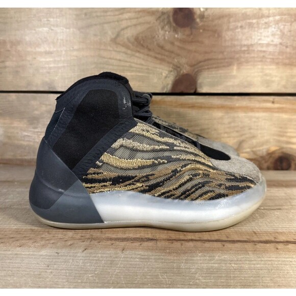 Preschool Size 13K Adidas Yeezy QNTM “Amber Tint” High Top Sneakers GX1332 RARE!